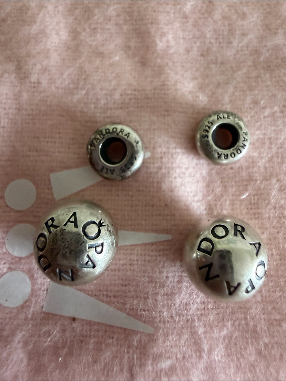 Pandora Silver Bangle Pieces